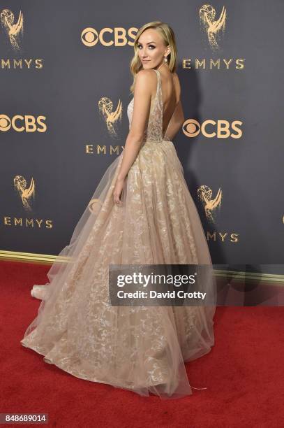 Nastia Liukin attends the 69th Annual Primetime Emmy Awards at Microsoft Theater on September 17, 2017 in Los Angeles, California.