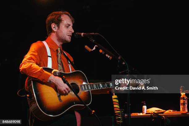 John McCauley of Deer Tick performs in concert at Saturn Birmingham on September 17, 2017 in Birmingham, Alabama.