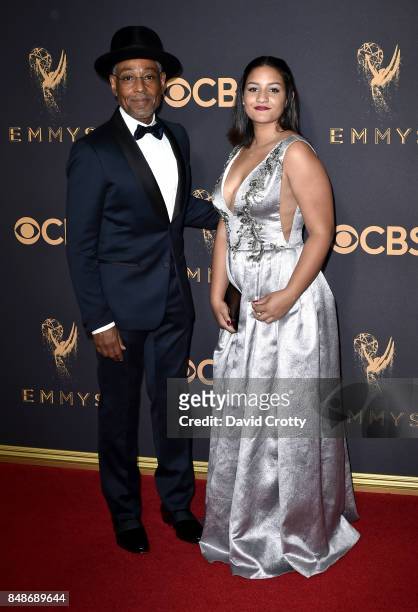 Actor Giancarlo Esposito and Syr Esposito attend the 69th Annual Primetime Emmy Awards at Microsoft Theater on September 17, 2017 in Los Angeles,...