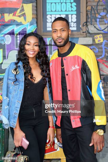 Jasmine Luv and Kendall Kyndall attend VH1 Hip Hop Honors: The 90s Game Changers at Paramount Studios on September 17, 2017 in Los Angeles,...