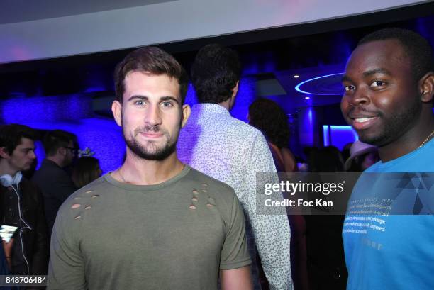 Influencer Yanis Bargoin attends 'Identik' by M. Pokora Launch Party at Duplex Club on September 17, 2017 in Paris, France.