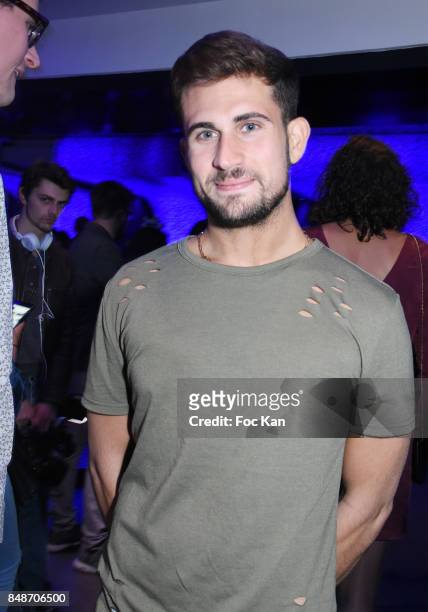 Influencer Yanis Bargoin attends 'Identik' by M. Pokora Launch Party at Duplex Club on September 17, 2017 in Paris, France.