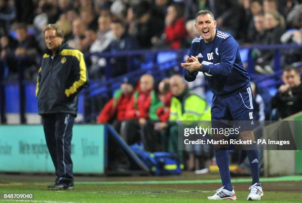 Bolton Wanderers manager Owen Coyle during the npower Championship match at the Reebok Stadium, Bolton.