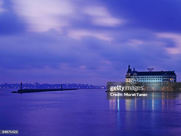 haydarpasa train station building - haydarpasa stock pictures, royalty-free photos & images