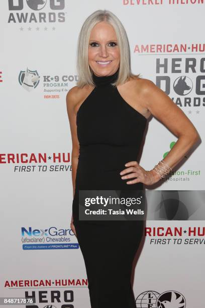 Michelle Vicary at the 7th Annual American Humane Association Hero Dog Awards at The Beverly Hilton Hotel on September 16, 2017 in Beverly Hills,...