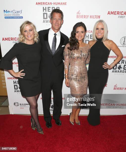 Alison Sweeney, James Denton, Danica McKellar and Michelle Vicary at the 7th Annual American Humane Association Hero Dog Awards at The Beverly Hilton...