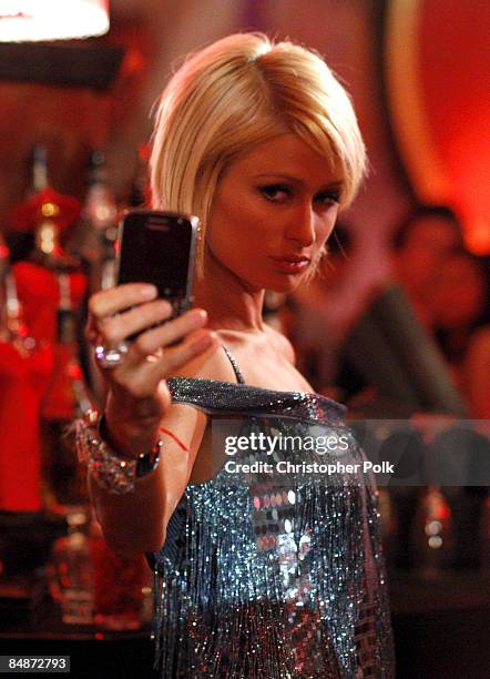 Paris Hilton during the taping of Snoop Dogg's ÒDogg After Dark,Ó a new weekly variety talk show, at Kress in Hollywood, CA on February 10, 2009....