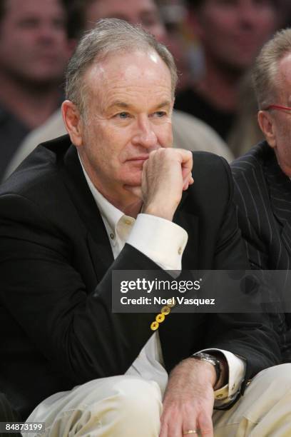 Bill O'Reilly attends the Los Angeles Lakers vs Atlanta Hawks game at the Staples Center on February 17, 2009 in Los Angeles, California.