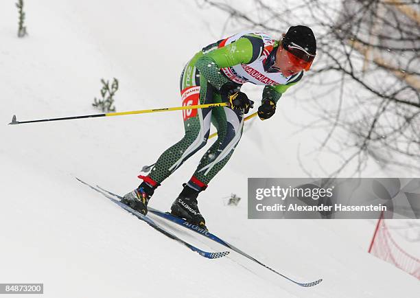 Esther Bottomley of Australia competes during the Ladies 5KM Individual Classic Qualification Race at the FIS Nordic World Ski Championships on...