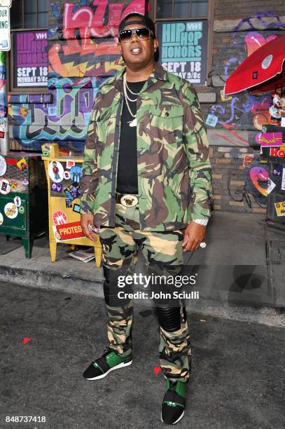 Master P attends VH1 Hip Hop Honors: The 90s Game Changers at Paramount Studios on September 17, 2017 in Los Angeles, California.