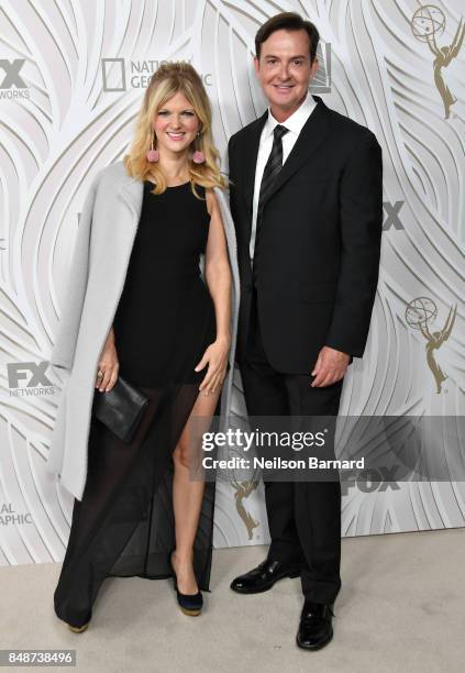 Actors Arden Myrin and David Williams attend FOX Broadcasting Company, Twentieth Century Fox Television, FX And National Geographic 69th Primetime...