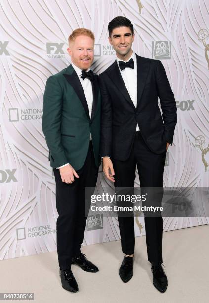 Jesse Tyler Ferguson and Justin Mikita attend FOX Broadcasting Company, Twentieth Century Fox Television, FX And National Geographic 69th Primetime...