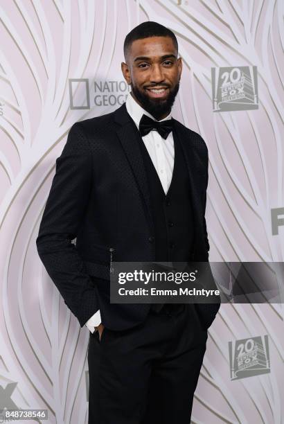 Actor Camryn Howard attends FOX Broadcasting Company, Twentieth Century Fox Television, FX And National Geographic 69th Primetime Emmy Awards After...