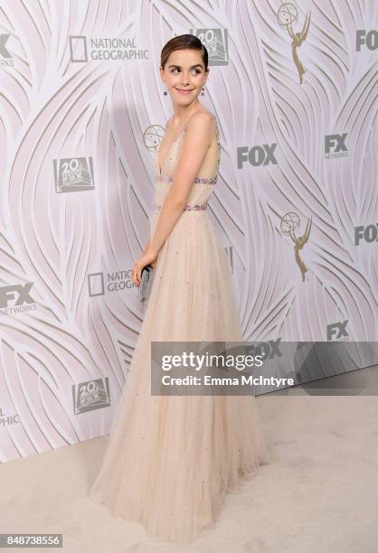 Kiernan Shipka attends FOX Broadcasting Company, Twentieth Century Fox Television, FX And National Geographic 69th Primetime Emmy Awards After Party...