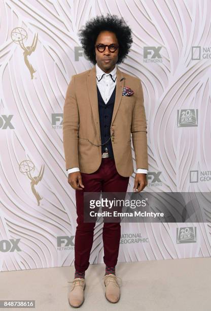 Johnathan Fernandez attends FOX Broadcasting Company, Twentieth Century Fox Television, FX And National Geographic 69th Primetime Emmy Awards After...