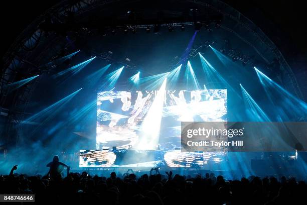 Bassnectar performs onstage during Day 3 at The Meadows Music & Arts Festival at Citi Field on September 17, 2017 in New York City.