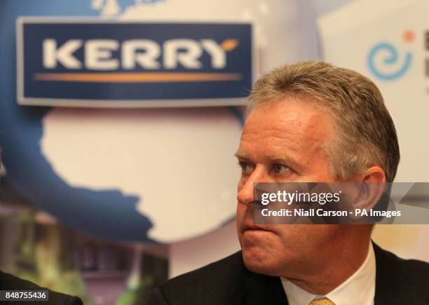 Kerry Group CEO Stan McCarthy at the announcement at Shelbourne Hotel in Dublin, of the creation of 800 new jobs by his company.