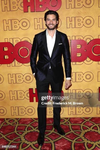 Ben Barnes attends HBO's Post Emmy Awards Reception at The Plaza at the Pacific Design Center on September 17, 2017 in Los Angeles, California.