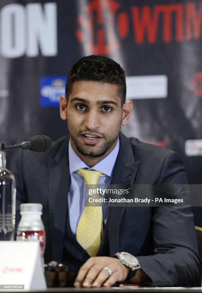 Boxing - Amir Khan Press Conference - The Mayfair Hotel