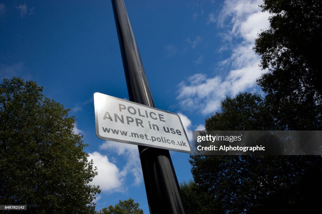 Example Anpr Signage Police Anpr Sign High-Res Stock Photo - Getty Images