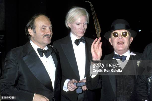 Lester Persky, Andy Warhol, and Truman Capote