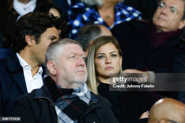 Laure Boulleau of PSG during the Ligue 1 match between Paris Saint Germain and Olympique Lyonnais at Parc des Princes on September 17, 2017 in Paris,...