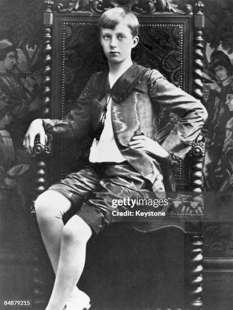 King Leopold III of Belgium , circa 1913. He reigned from 1934 until 1951, when he abdicated in favour of his son Baudouin.