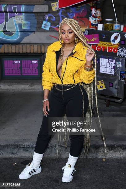 Blac Chyna attends VH1's Hip Hop Honors: The 90's Game Changers at Paramount Studios on September 17, 2017 in Hollywood, California.