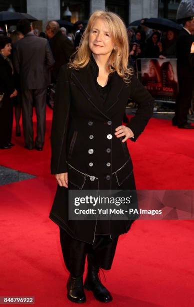 Director of the film Sally Potter arriving for the BFI London Film Festival screening of Ginger And Rosa, at the Odeon West End, Leicester Square in...