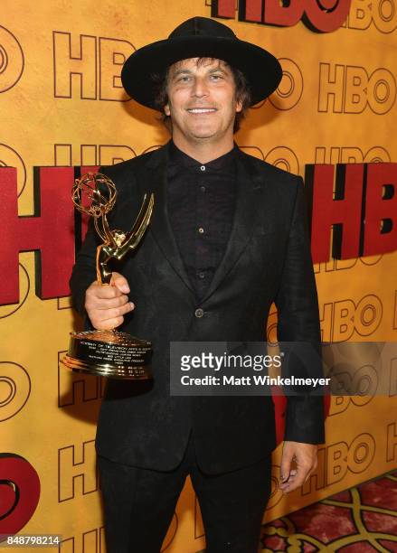 Nathan Ross attends HBO's Post Emmy Awards Reception at The Plaza at the Pacific Design Center on September 17, 2017 in Los Angeles, California.