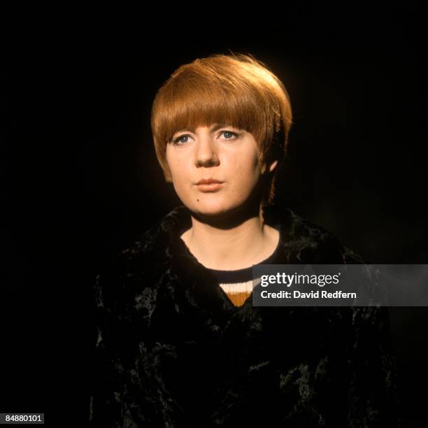 English singer Cilla Black performs on a television show circa 1964.