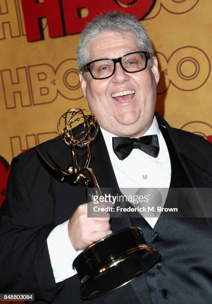 David Mandel attends HBO's Post Emmy Awards Reception at The Plaza at the Pacific Design Center on September 17, 2017 in Los Angeles, California.