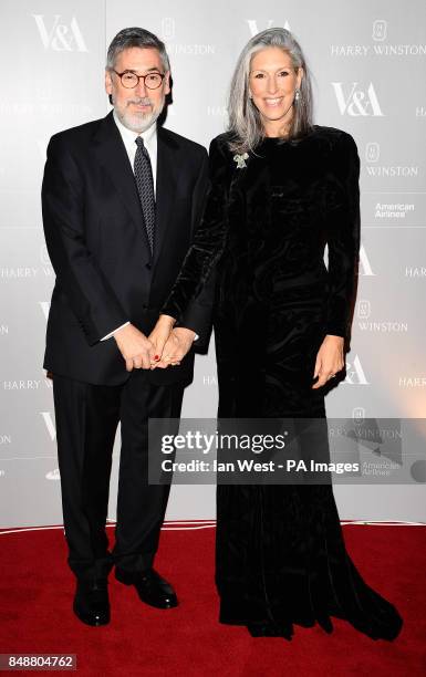 John Landis and his wife Deborah arrive at the V&A Hollywood Costume dinner in London.