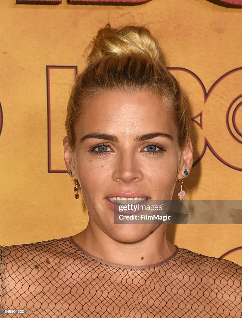 Busy Philipps attends the HBO's Official 2017 Emmy After Party at The