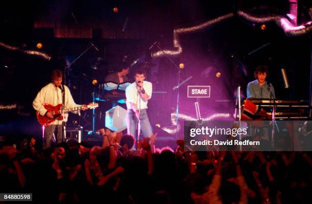 Photo of A-HA, L-R Pal Waaktaar, Morten Harket, Mags Furuholmen