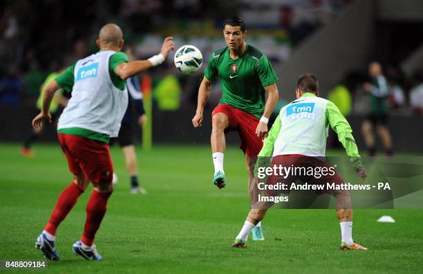 Portugal's Cristiano Ronaldo before the World Cup Group F Qualifying match at the Estadio do Dragao, Porto, Portugal.