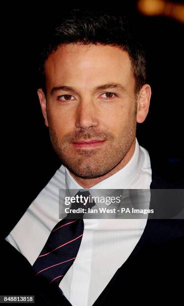 Ben Affleck arrives at the screening of new film Argo at the Odeon cinema in London.