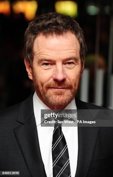 Bryan Cranston arrives at the screening of new film Argo at the Odeon cinema in London.