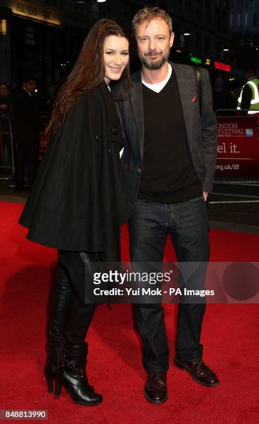 John Simm and his wife Kate Magowan attending the BFI London Film Festival screening of Everyday, at the Odeon West End in central London.