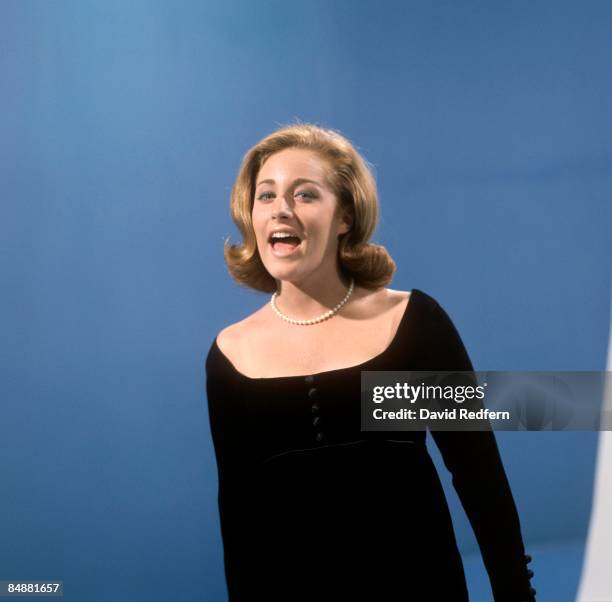 American singer-songwriter Lesley Gore performing on the TV show, 'Thank Your Lucky Stars', at Alpha Studios, Birmingham, September 1964.
