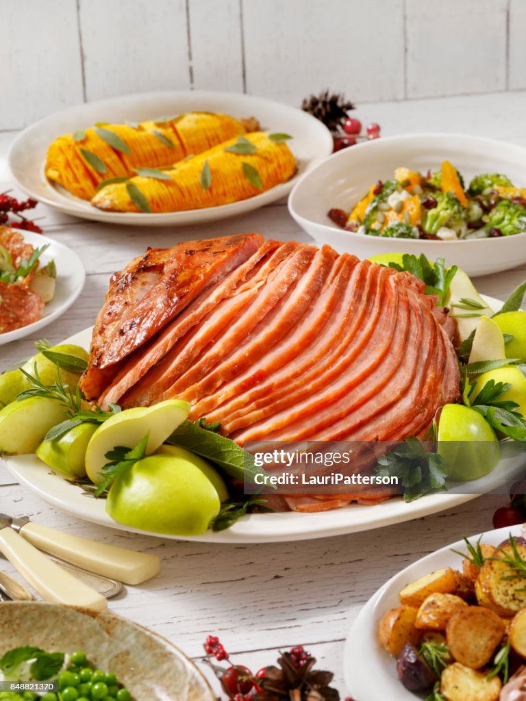 Holiday Spiral Ham Dinner