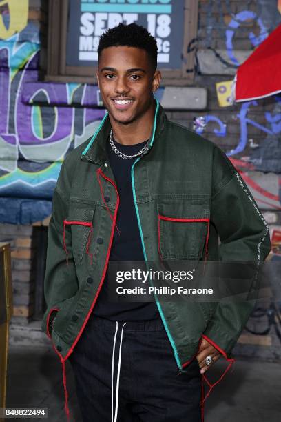 Keith Powers attends VH1's Hip Hop Honors: The 90's Game Changers at Paramount Studios on September 17, 2017 in Hollywood, California.