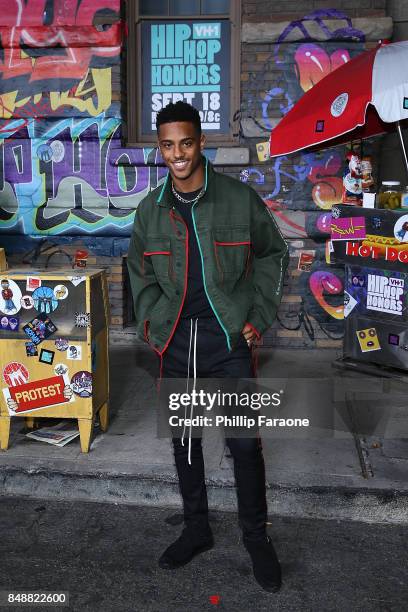 Keith Powers attends VH1's Hip Hop Honors: The 90's Game Changers at Paramount Studios on September 17, 2017 in Hollywood, California.