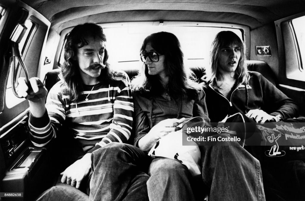 Photo of Geddy LEE and RUSH and Alex LIFESON and Neil PEART