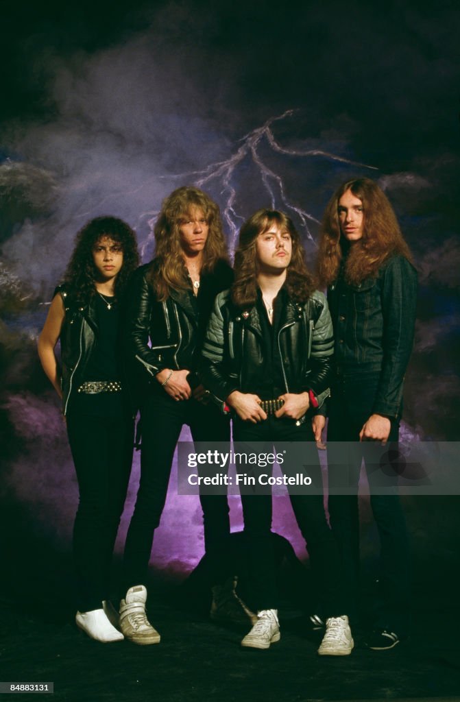 Photo of Cliff BURTON and METALLICA and Lars ULRICH and Kirk HAMMETT and James HETFIELD