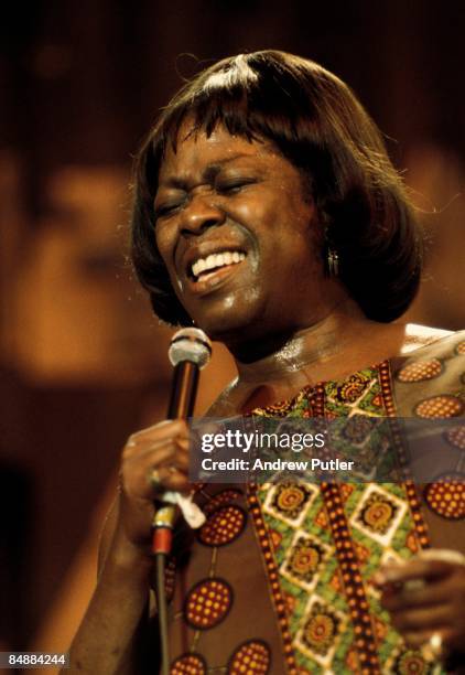 Photo of Sarah VAUGHAN, performing live onstage