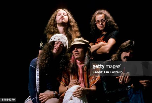 Photo of David COVERDALE and DEEP PURPLE and Jon LORD and Tommy BOLIN and Glenn HUGHES and Ian PAICE; L-R : David Coverdale, Ian Paice, : Glenn...