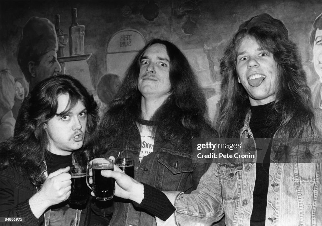 Photo of James HETFIELD and METALLICA and Lars ULRICH and Cliff BURTON