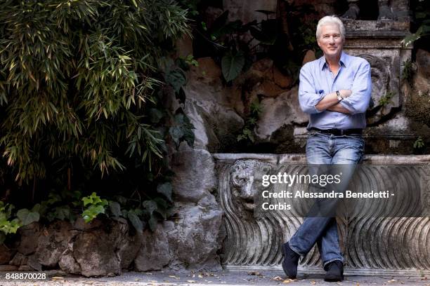 Richard Gere attends 'Norman: The Moderate Rise and Tragic Fall of a New York Fixer' photocall on September 18, 2017 in Rome, Italy.