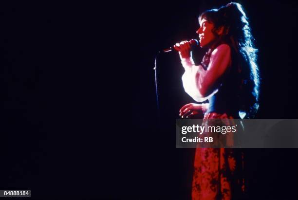 Photo of Karen CARPENTER and CARPENTERS; Karen Carpenter performing on stage